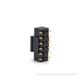 Cabeze femenino de 2.54 mm Pitch Dual fila SMT
